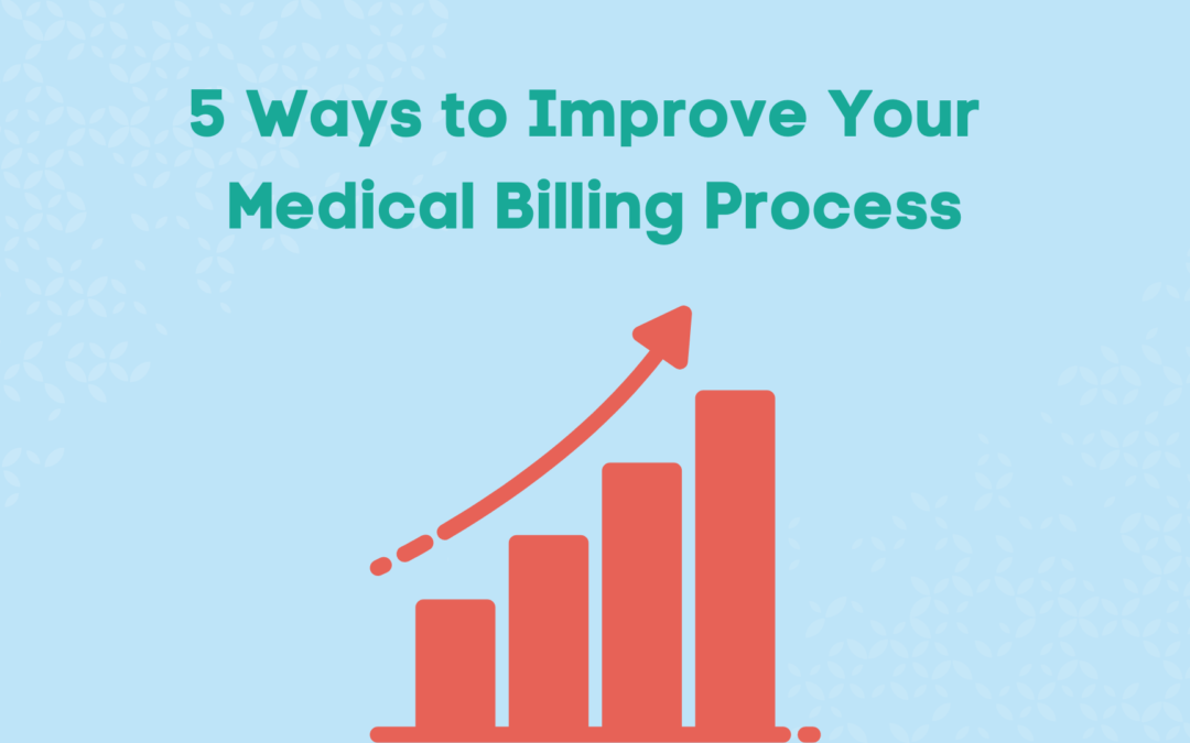 Medical Billing Process improvement graph and blot title
