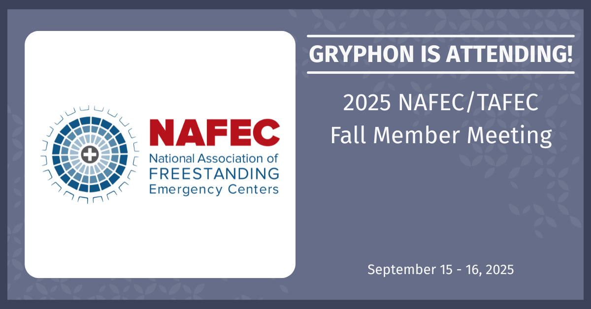 Announcement that Gryphon is attending the 2025 NAFEC/TAFEC Fall Member Meeting, September 15–16, with the NAFEC logo.